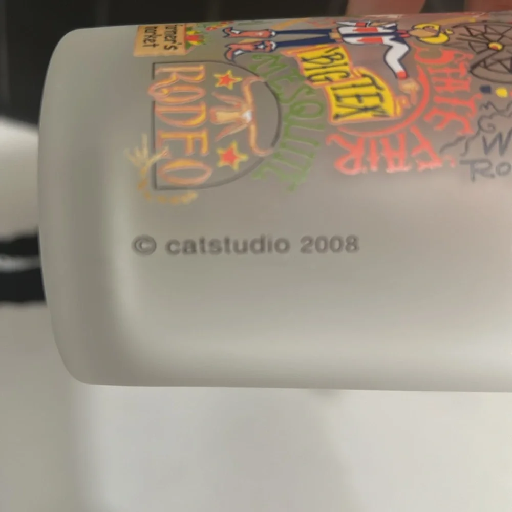 Cat Studio Dallas Frosted Drinking Glass